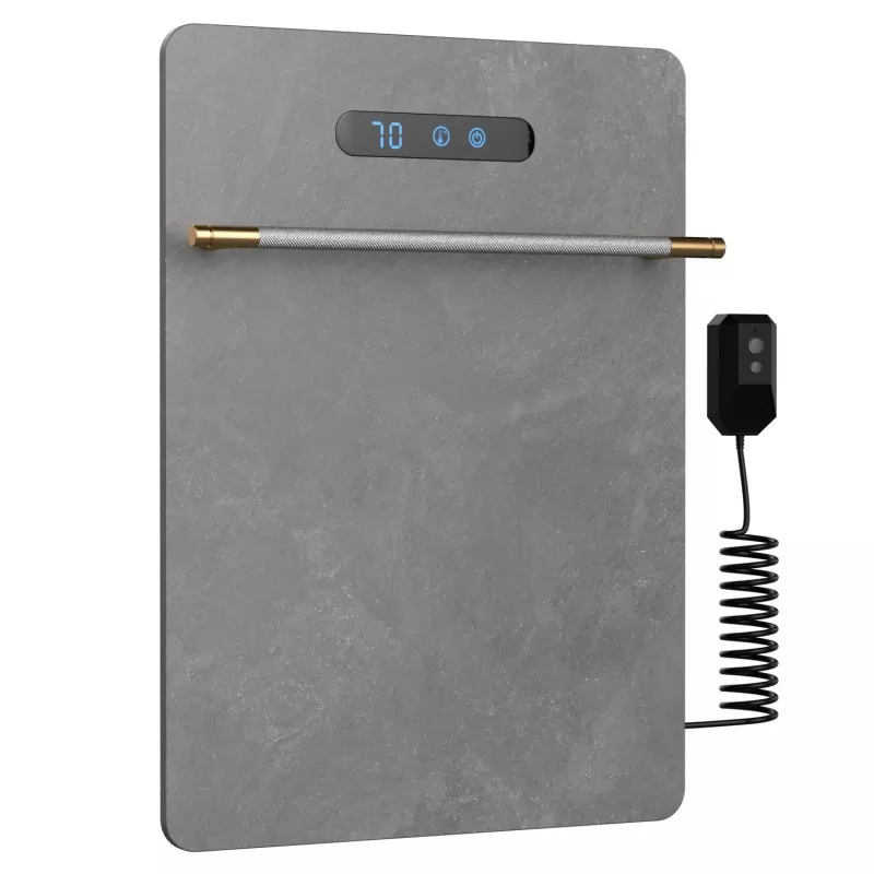 グレーグラフェンロックタオルラック